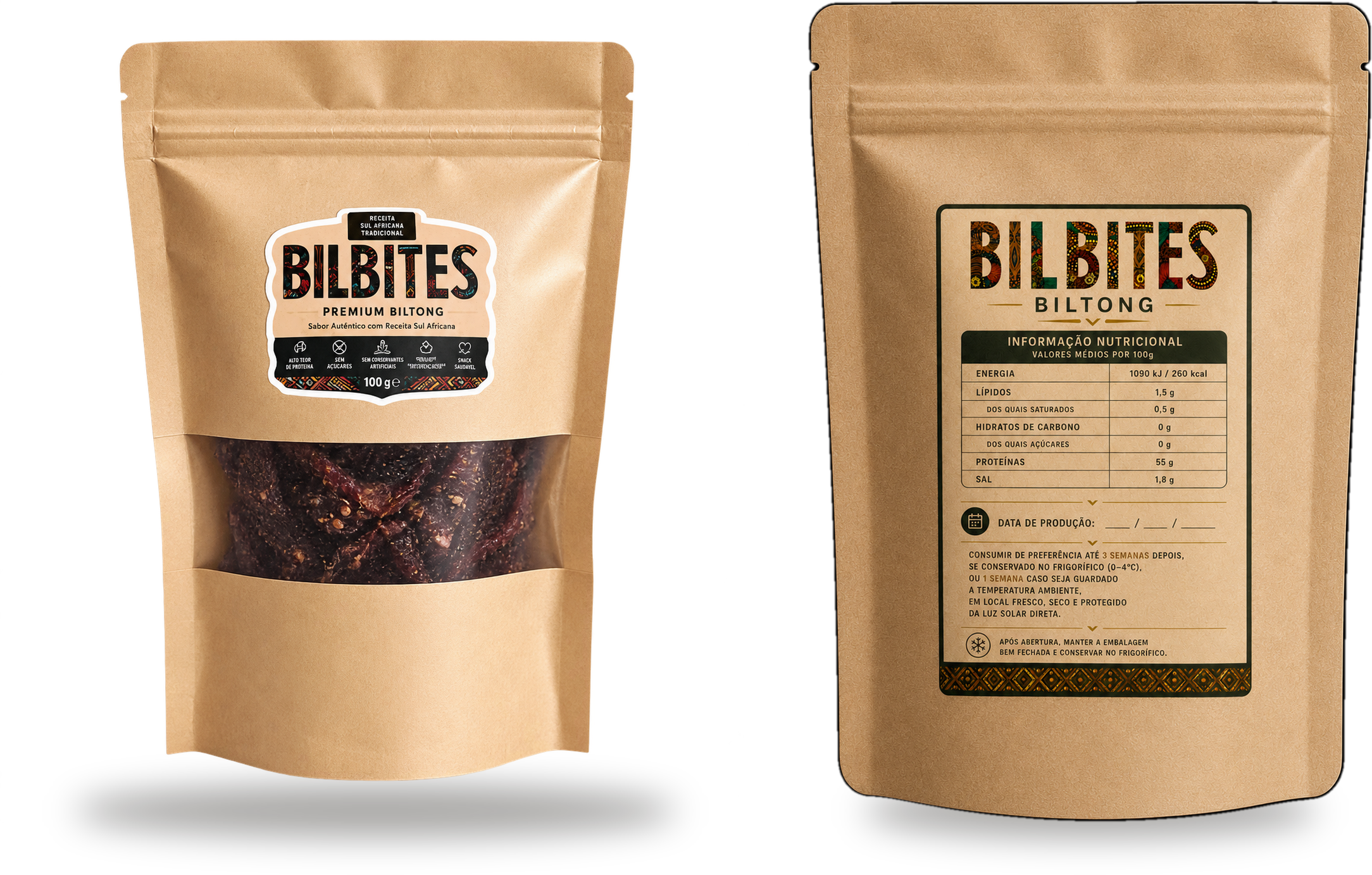 Bilbites packaging